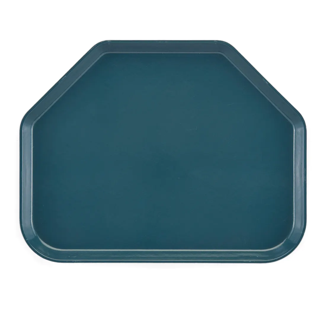 Cambro 1422TR401 Trapezoid Tray, 14" x 22", Fiberglass, Slate Blue, NSF, Dishwasher Safe