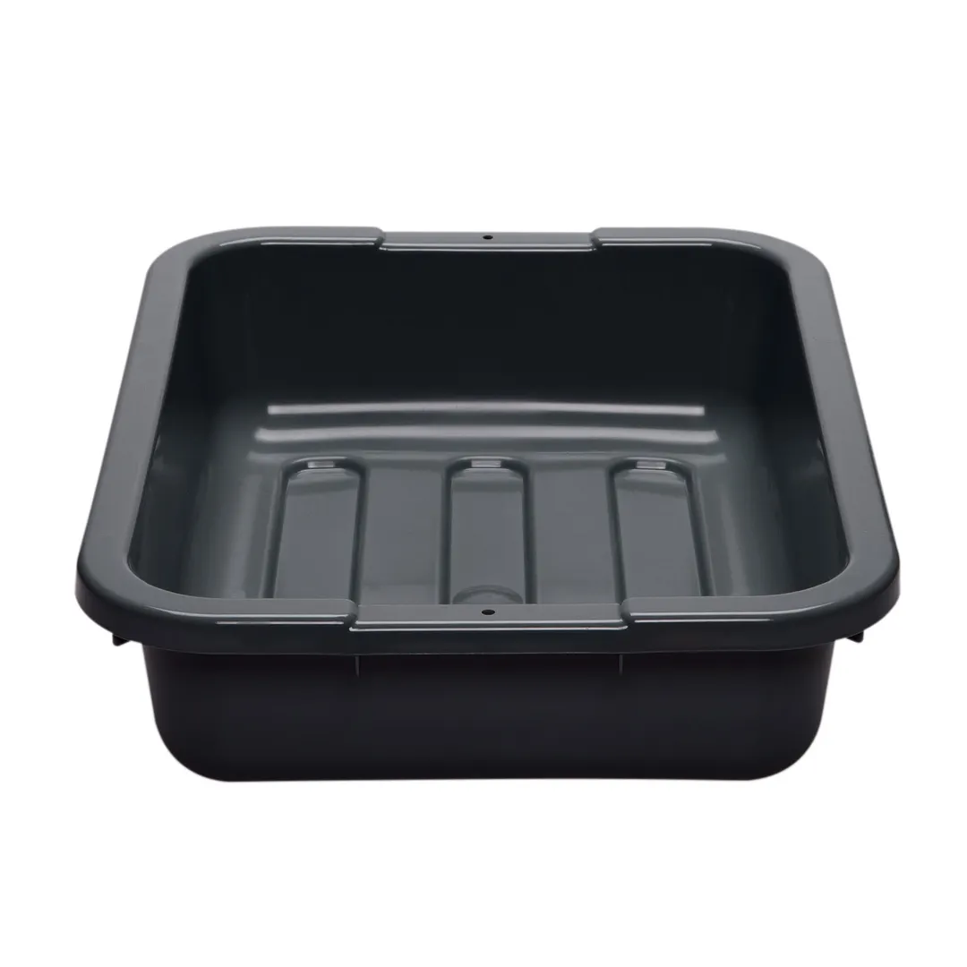 Cambro 1520CBP110 Cambox® 1-Compartment Bus Box, 15-5/16"L x 19-15/16"W x 4-15/16"H, Hi-Gloss Plastic, Black