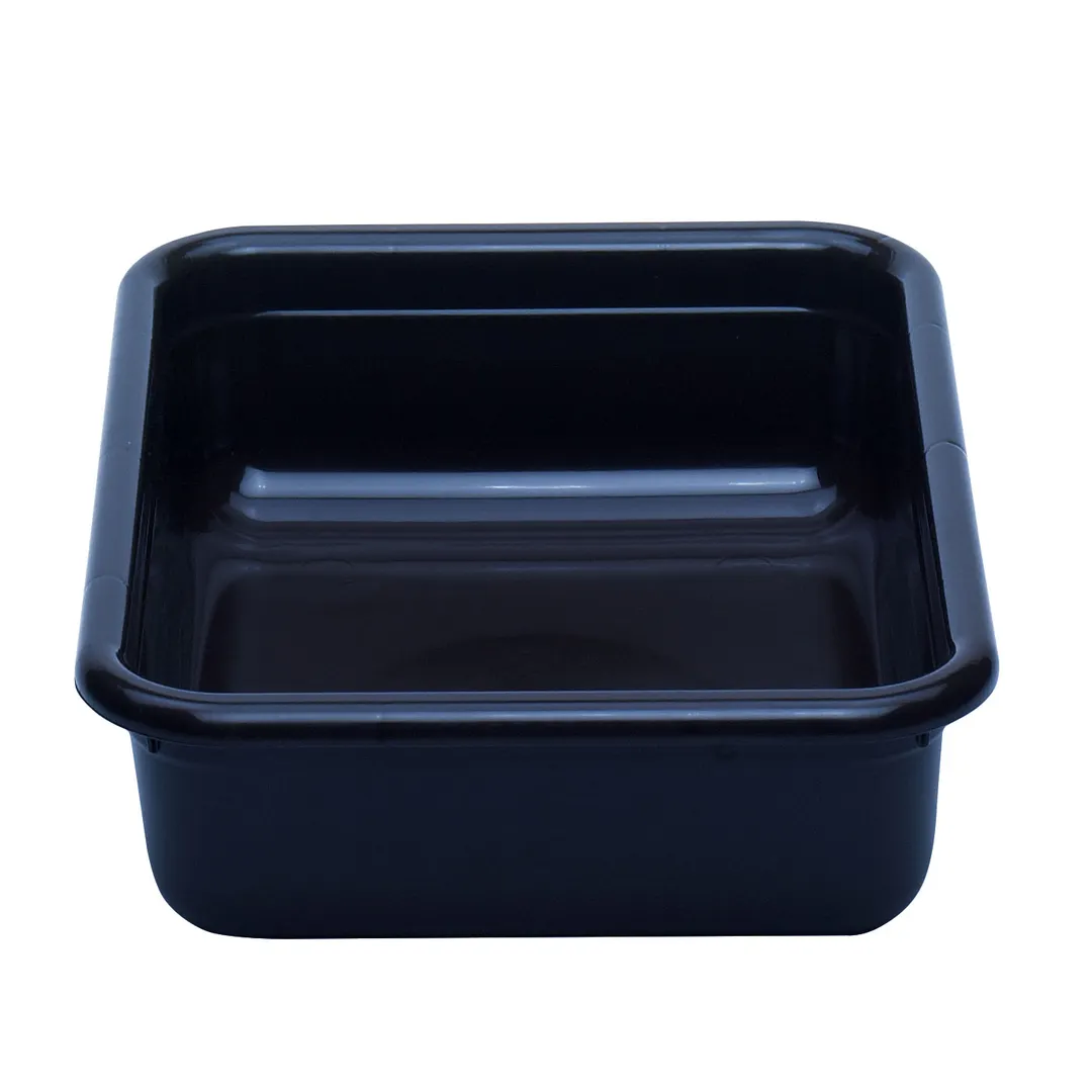 Cambro 1520CBR110 Cambox® 1-Compartment Bus Box/Tub, 15-5/16"L x 19-15/16"W x 4-15/16"H, Hi-Impact Plastic, Black