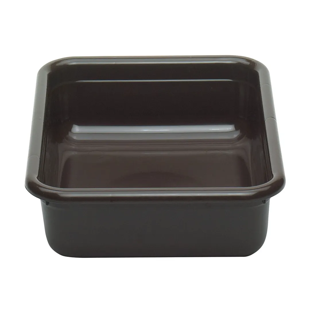 Cambro 1520CBR131 Bus Box, 15-5/16"L x 19-15/16"W x 4-15/16"H, Hi-Impact Plastic, Dark Brown, 1-Compartment