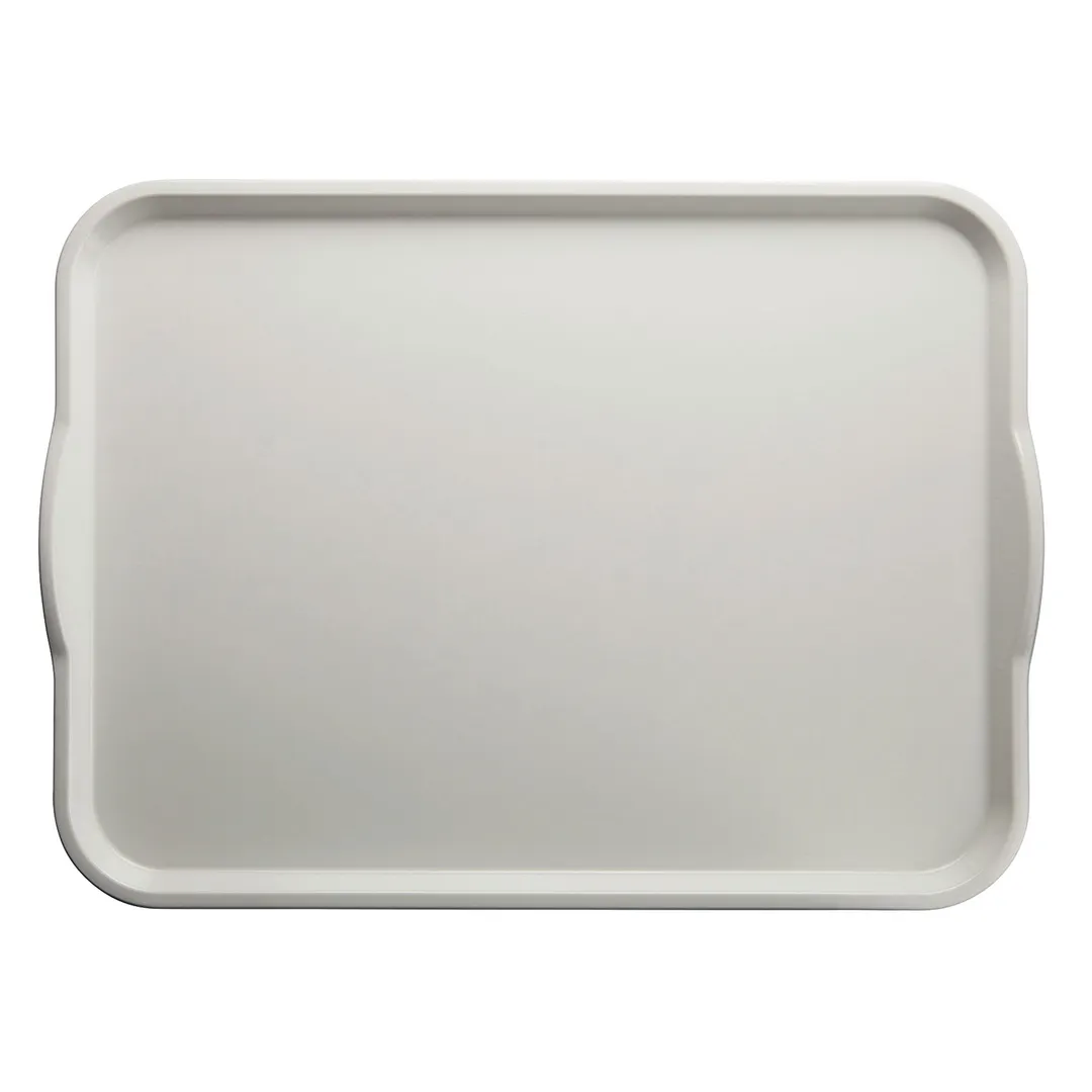 Camtray Cambro 1520H148 Rectangular Tray, 15" x 20" White Fiberglass, NSF, Made in USA