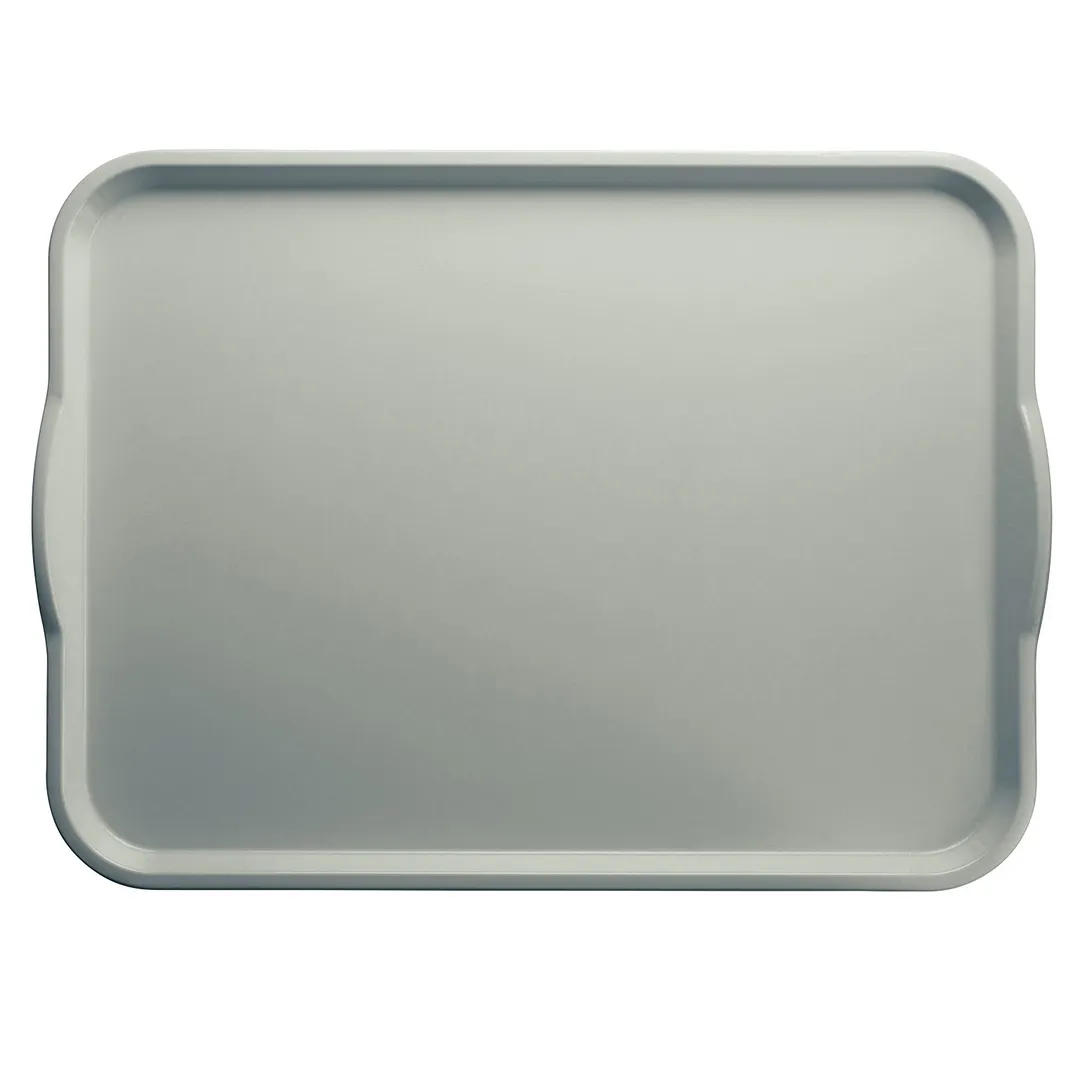Cambro 1520H199 Rectangular Tray, 15" x 20", Fiberglass, Taupe NSF, Handles, High‑Impact