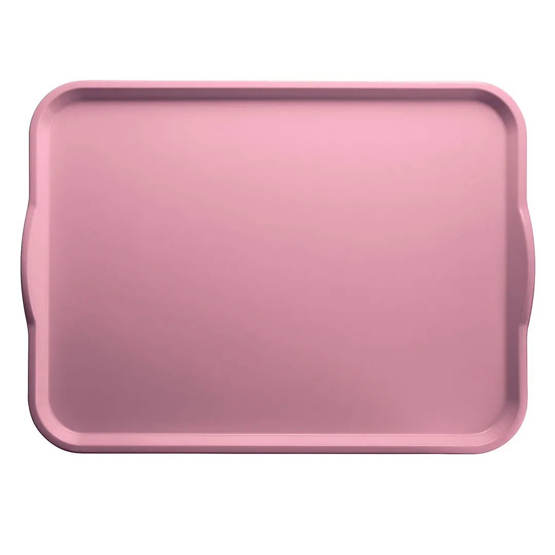 Cambro 1520H409 Rectangular Tray, 15" x 20", Fiberglass, Pink, NSF, Made in USA