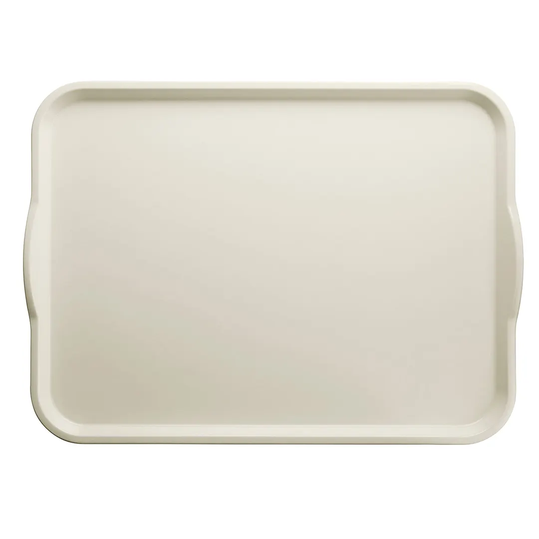 Cambro 1520H538 Camtray RectangularTray, 15" x 20", Fiberglass, White, Handles, NSF, Strength