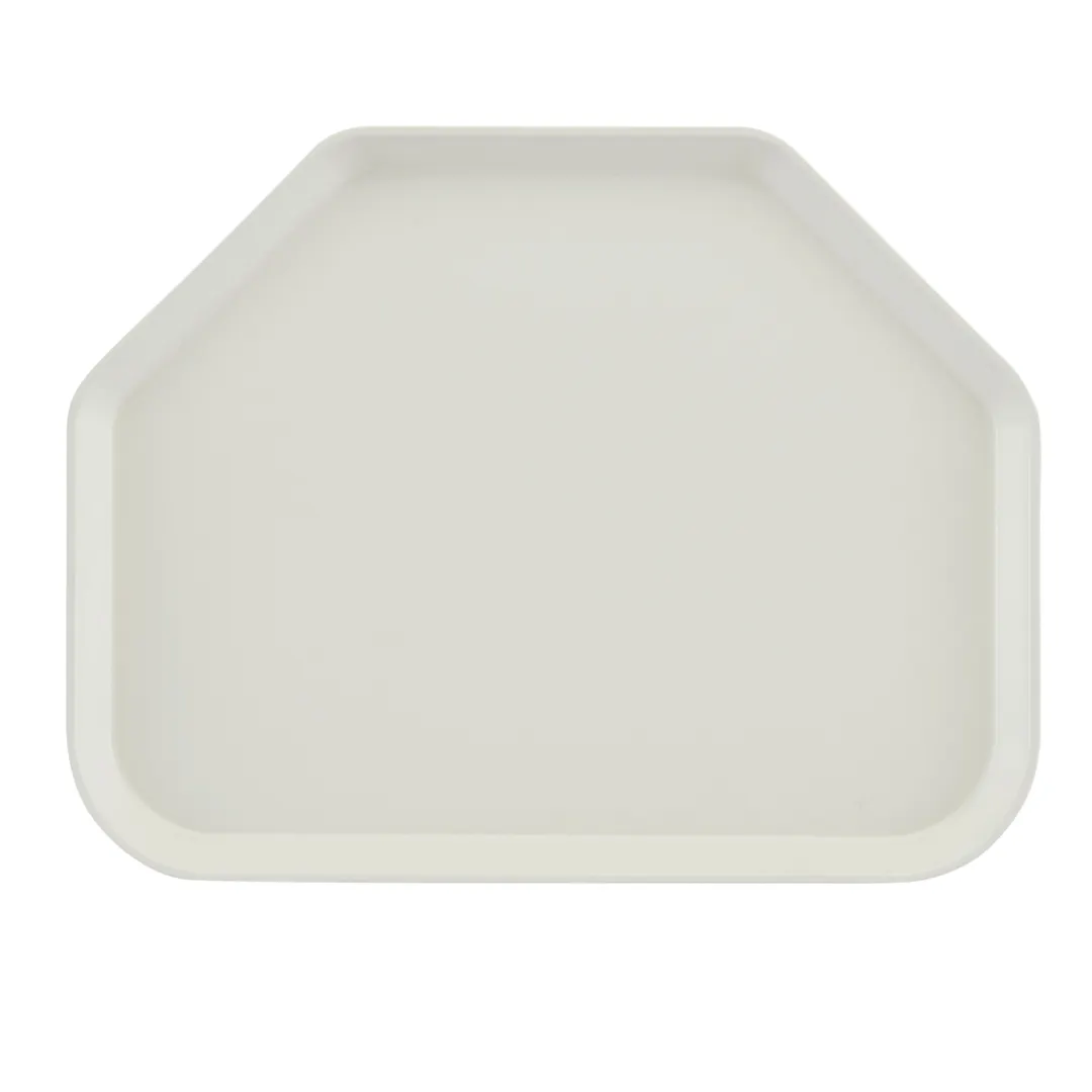 Cambro 1520TR148 Trapezoid Tray, 14-9/16" x 19-1/2" White Fiberglass, NSF, Dishwasher Safe, USA