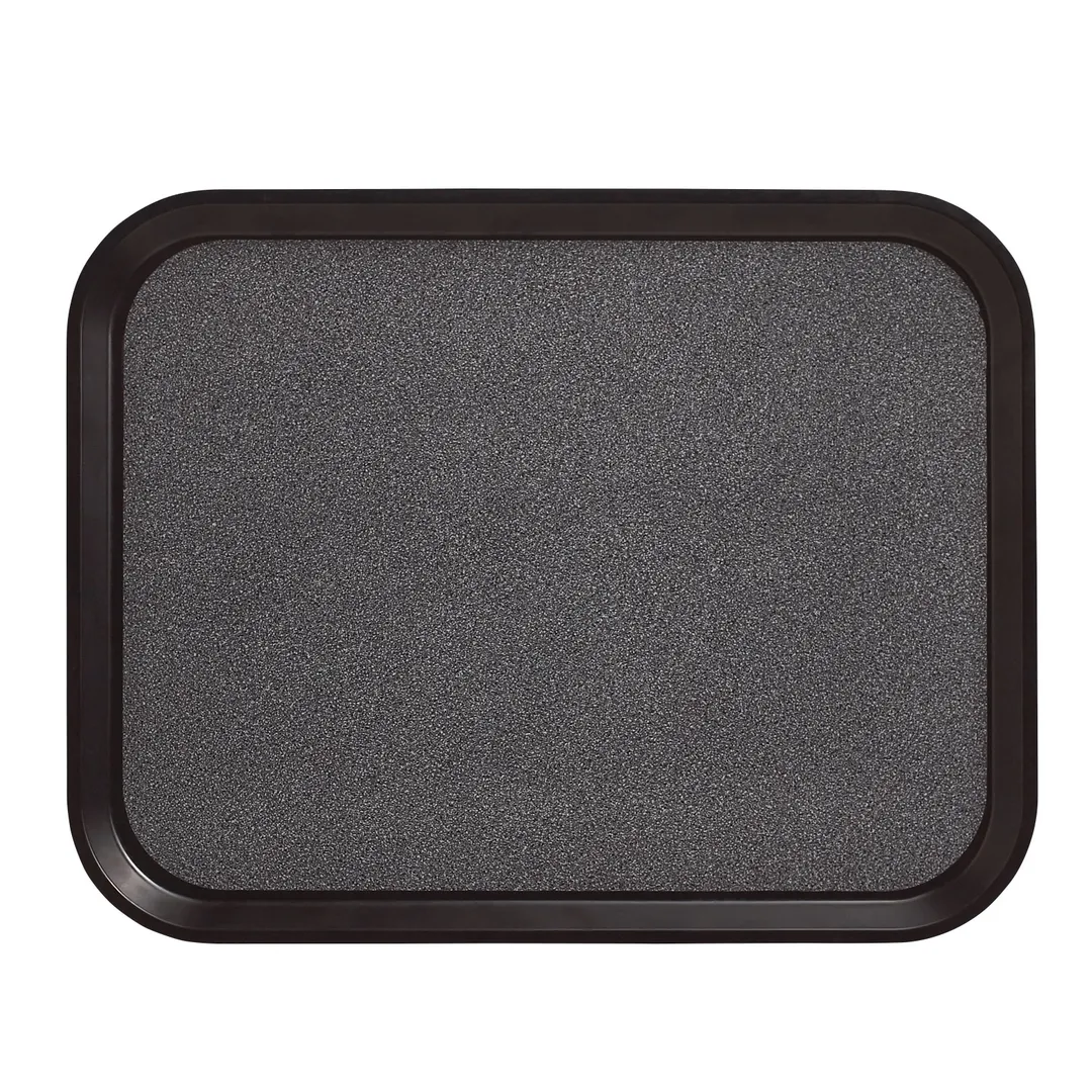 Cambro 1520VC382 Rectangular Tray, 15" x 20", Black Fiberglass, NSF EcoSafe, Non‑Skid