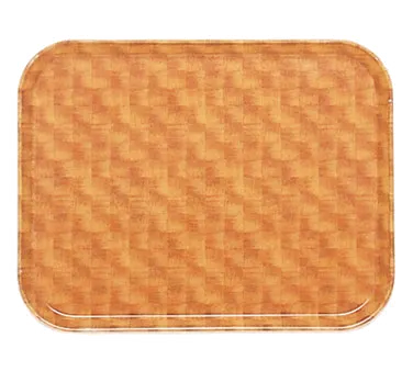 Cambro 16225302 Rectangular Tray, 16½" x 22½" Fiberglass, Wood Color, NSF‑Listed, Dishwasher Safe