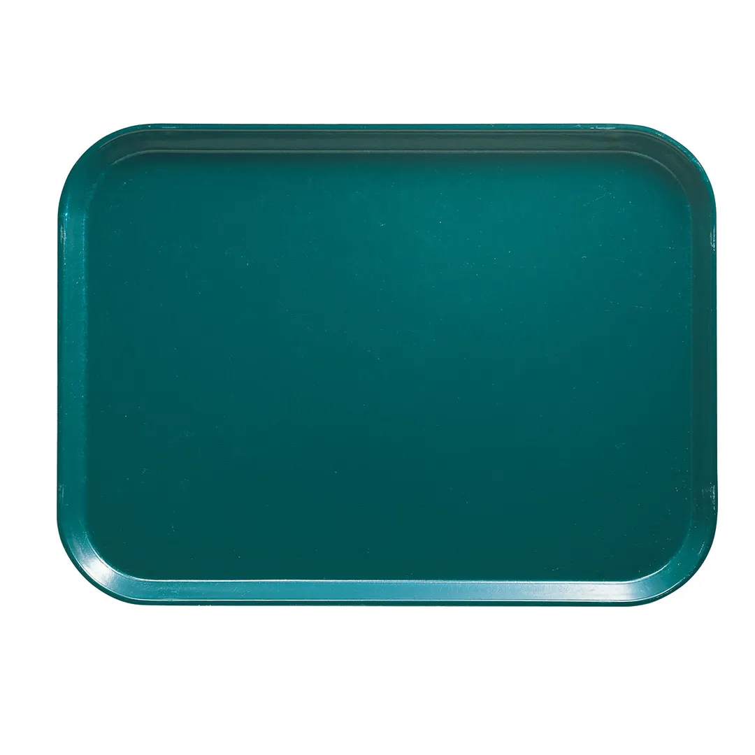 Cambro 16225414 Camtray Rectangular Tray, 16½" x 22½" Fiberglass, Teal, NSF, Dishwasher Safe