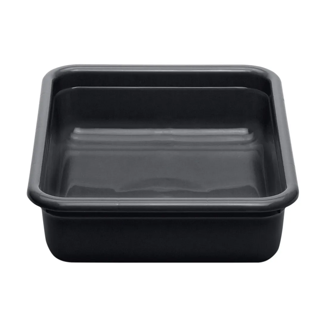 Cambro 1722CBR110 Cambox® 1-Compartment Bus Box/Tub, 16-7/8"L x 21-7/8"W x 4-3/4"H, Hi-Impact Plastic, Black