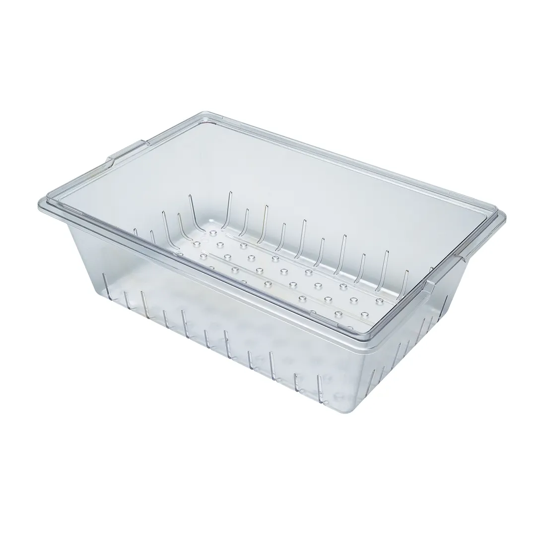 Cambro 18268CLRCW135 Clear Polycarbonate Colander, 8" Deep, Fits 18" x 26" x 9" NSF