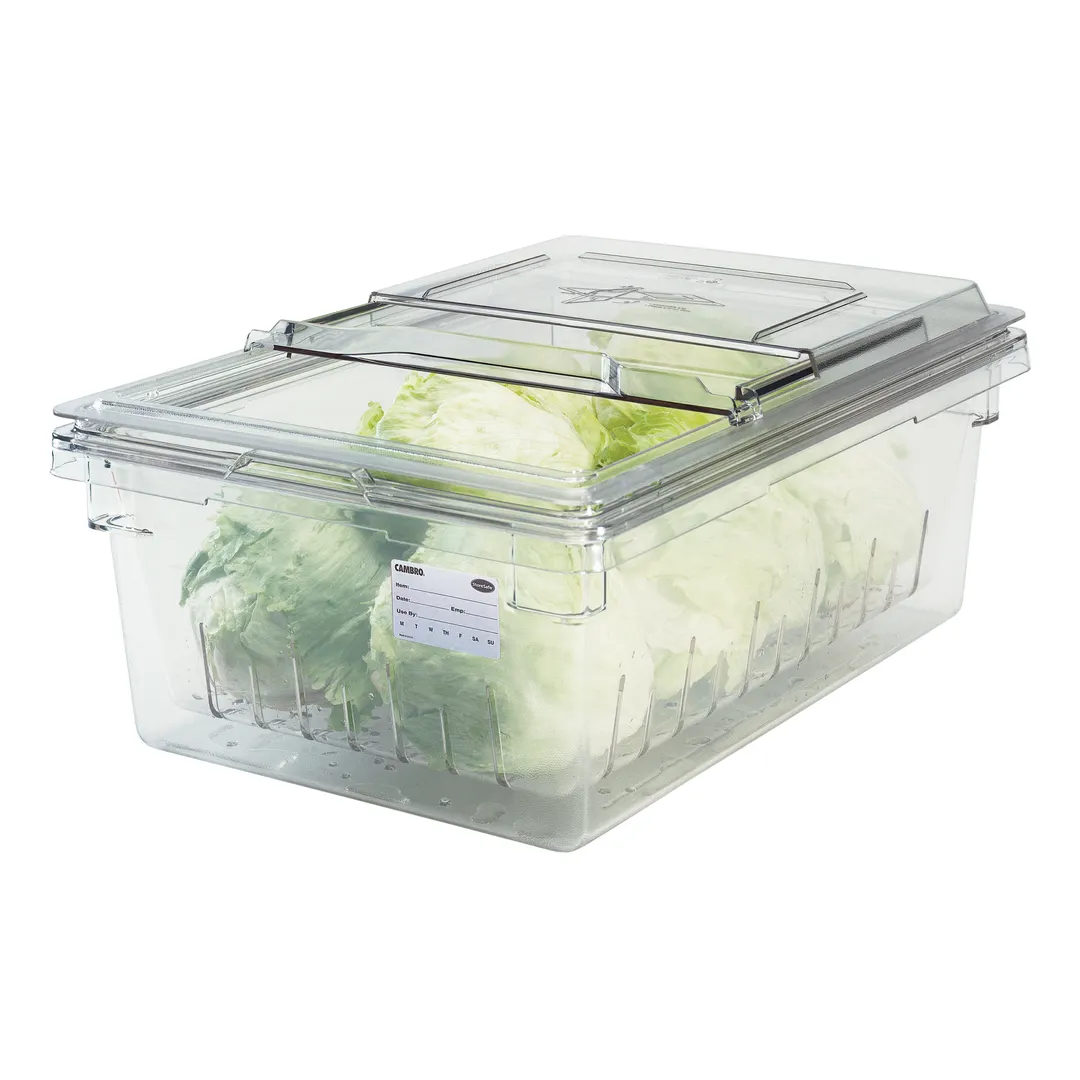 Cambro 18268CLRKIT135 Colander Kit, 13‑Gal Clear Box 18" x 26" x 9", 8" NSF Colander