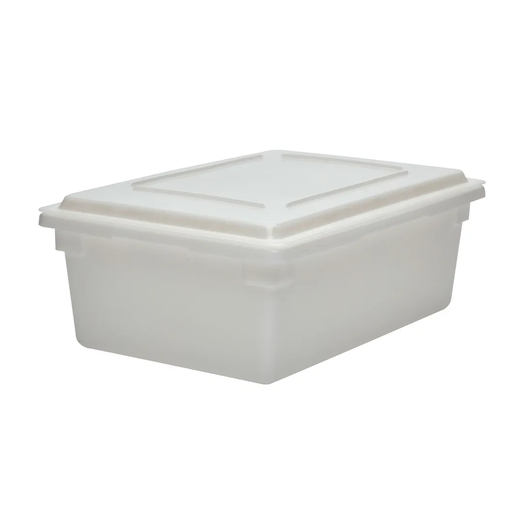 Cambro 18269P148 Food Storage Box, 13‑Gal, 18" x 26" x 9" Polyethylene, White, NSF Dishwasher Safe