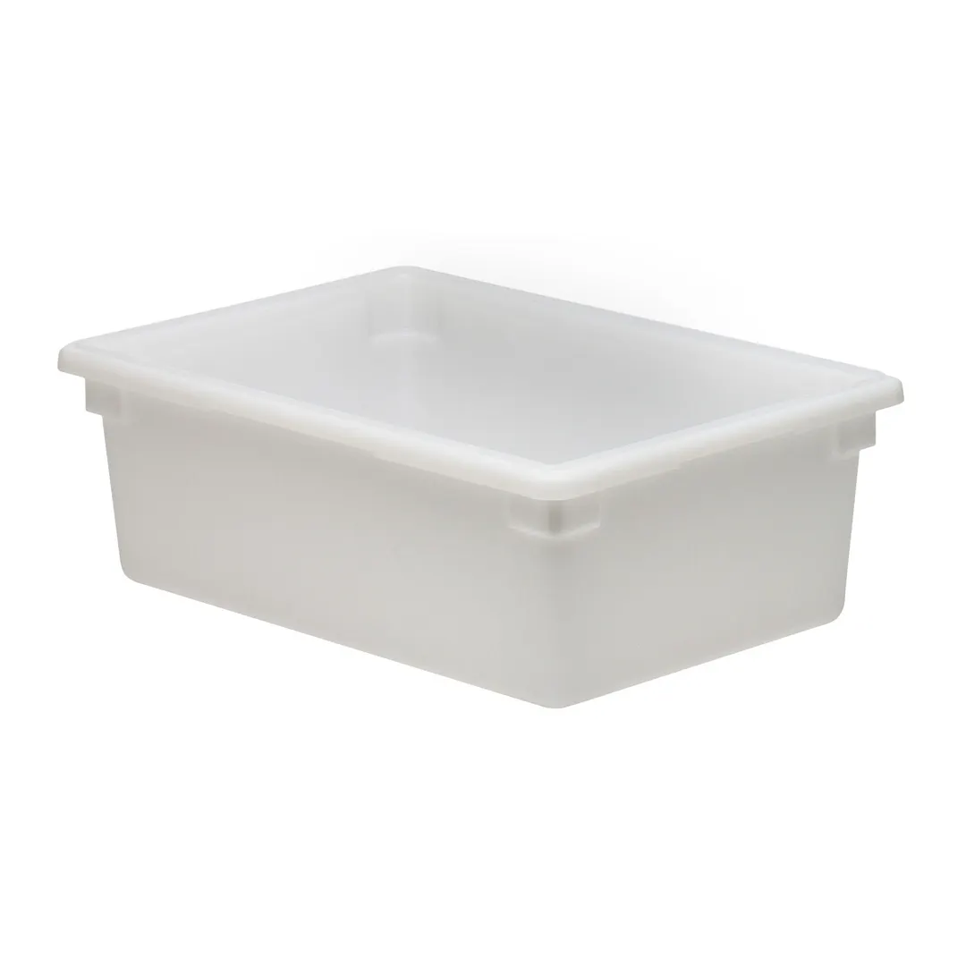 Cambro 18269P148 Food Storage Box, 13‑Gal, 18" x 26" x 9" Polyethylene, White, NSF Dishwasher Safe