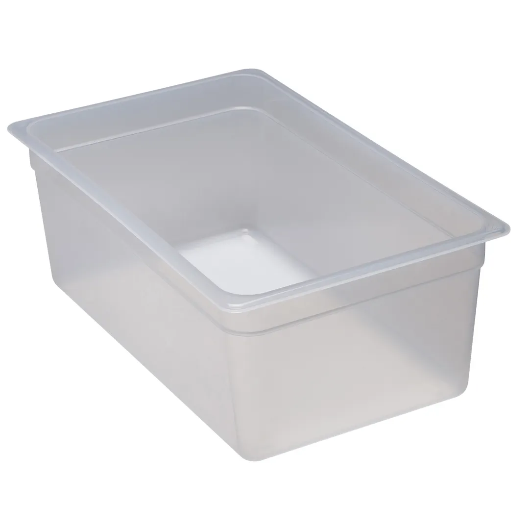 Cambro 18PP190 - Full-Size 8" Deep Translucent Polypropylene Food Pan, NSF