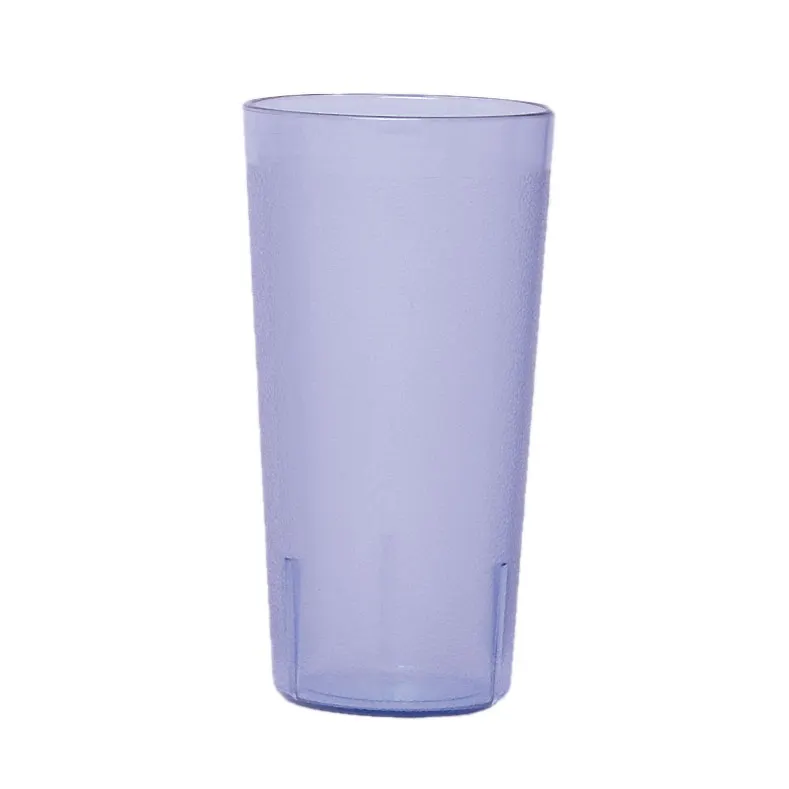 Cambro 2000P401 22 oz Slate Blue SAN Tumbler, 3‑3/8" Dia, Impact‑Res, Dishwasher Safe - 72/Case