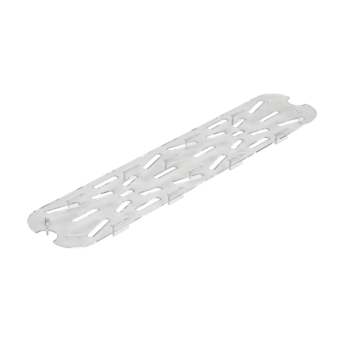 Cambro 20LPCWD135 Drain Shelf, 1/2‑Size Clear Polycarbonate Tray, Fits 22LPCW & 24LPCW, NSF