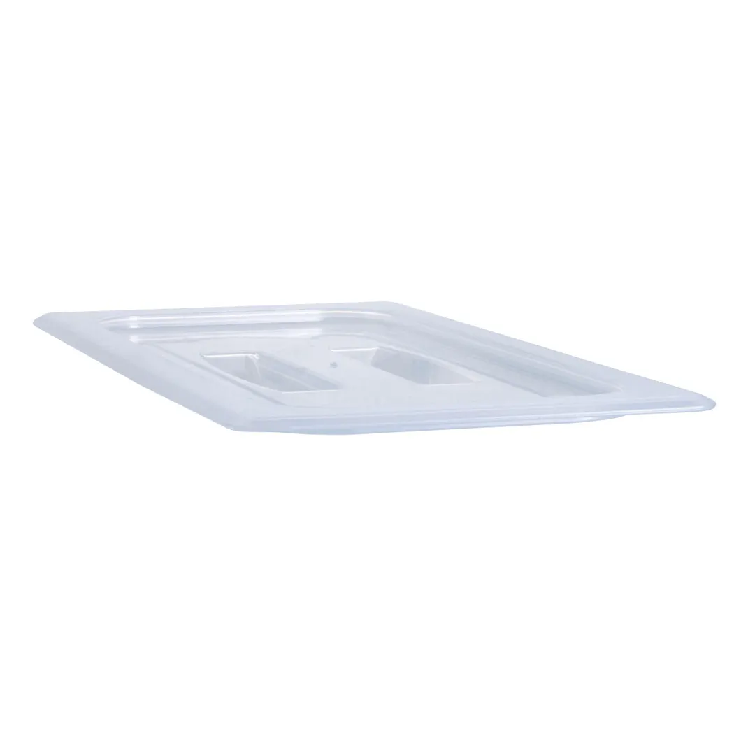 Cambro 20PPCH190 1/2‑Size Handled Pan Lid, Translucent Polypropylene, NSF