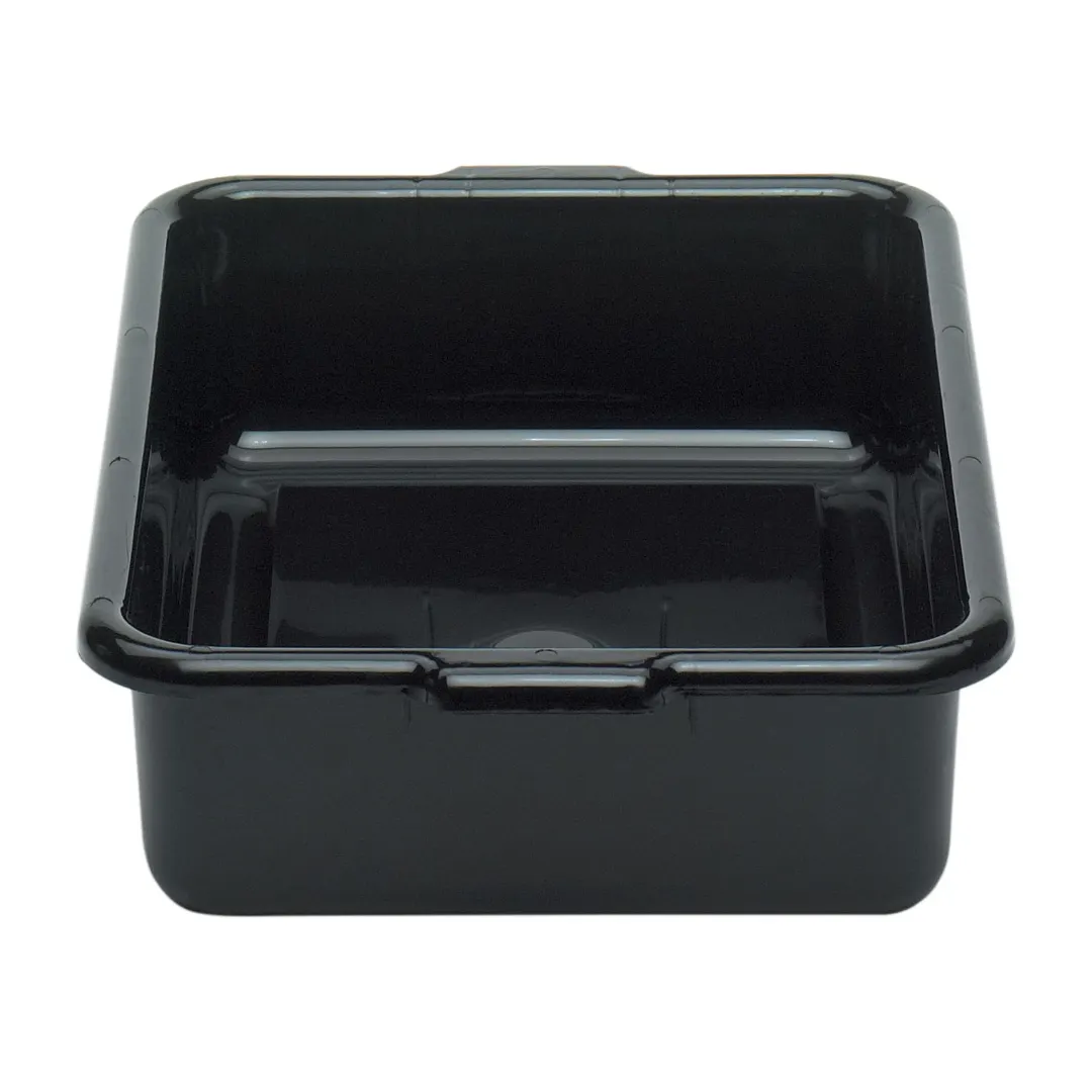 Cambro 21155CBR110 Cambox® Bus Box, 15-1/4"L x 20-1/4"W x 4-15/16"D, 1-Compartment, Hi-Impact Plastic, Black