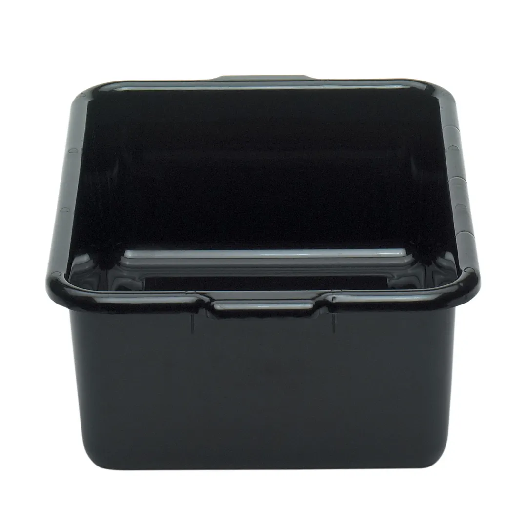 Cambro 21157CBR110 Cambox® Bus Box, 15-3/16"L x 20-3/16"W x 6-15/16"D, 1-Compartment, Hi-Impact Plastic, Black