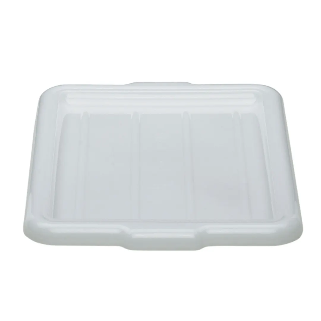Cambro 2115CBCR148 Bus Box Tub Cover, 15-1/2"L x 20-1/2"W, White Hi-Impact Plastic