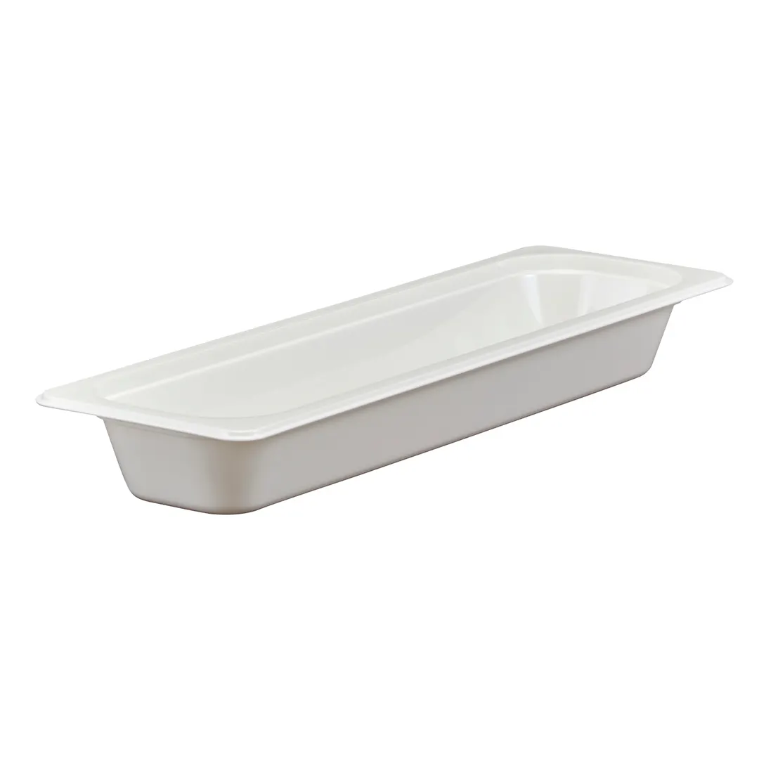 Cambro 22LPCW148 Food Pan – 3.2 Qt, 2.5" Deep, 1/2‑Size Long, Polycarbonate White, NSF
