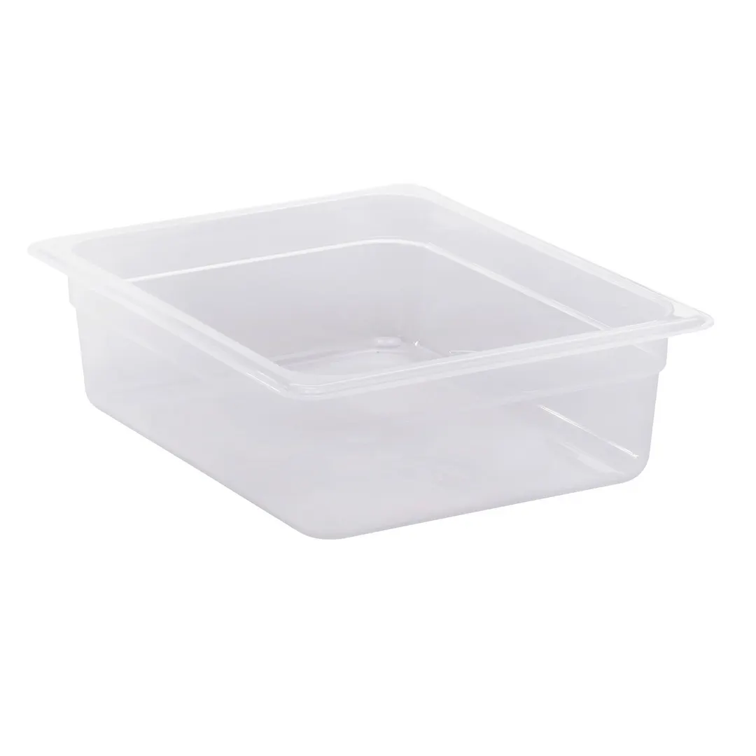 Cambro 24PP190 Food Pan – 1/2 Size, 4" Deep, Translucent Polypropylene, NSF