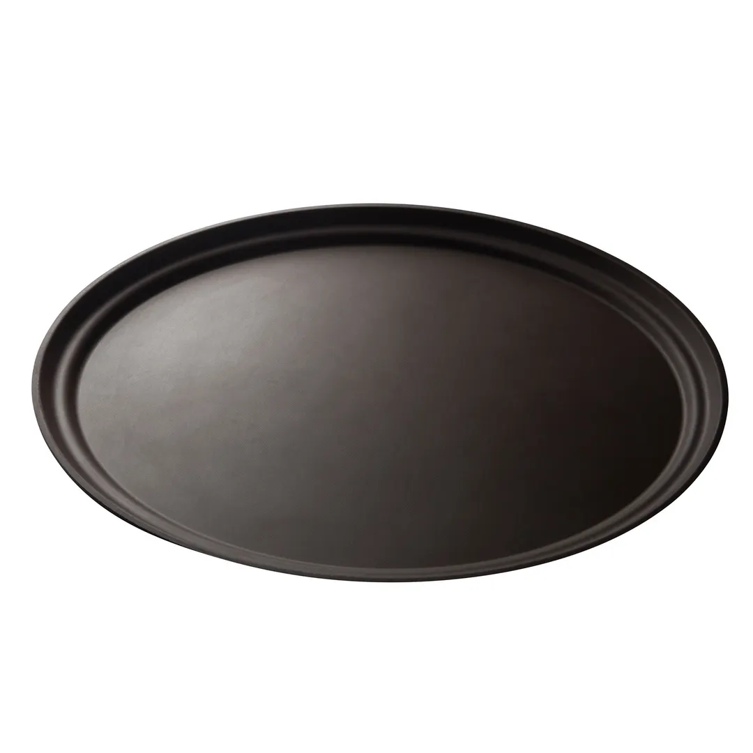 Cambro 2900CT138 - Oval Non‑Slip Serving Tray, 23½" x 28⅞" Tavern Tan Fiberglass, NSF Certified, Dishwasher‑Safe
