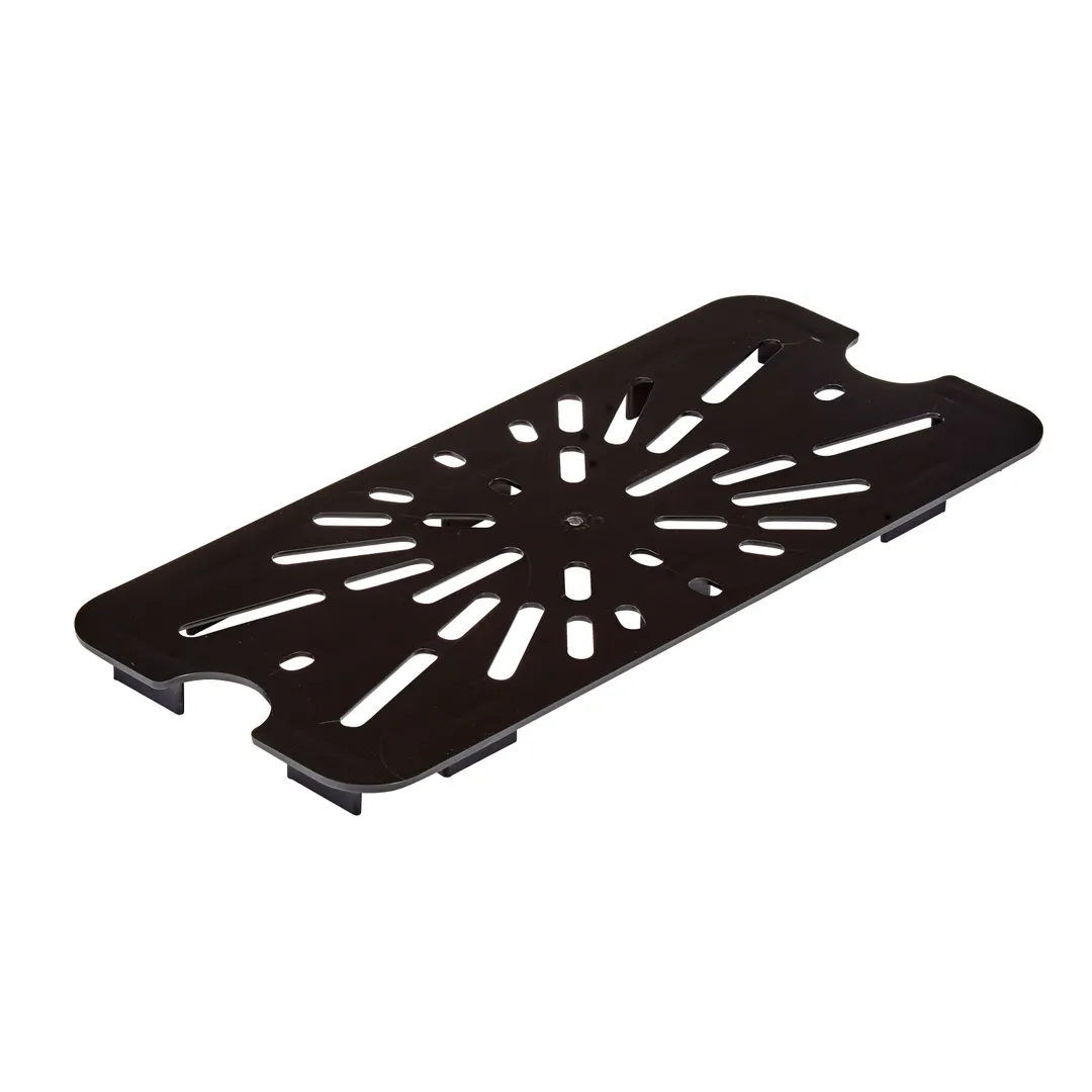 Cambro 30CWD110 Camwear Drain Shelf – 1/3 Size, Polycarbonate Black, NSF, Fits 32CW‑38CW