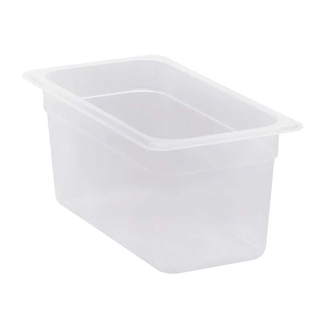 Cambro 36PP190 1/3 Size Translucent Polypropylene Food Pan, 6" Deep, NSF