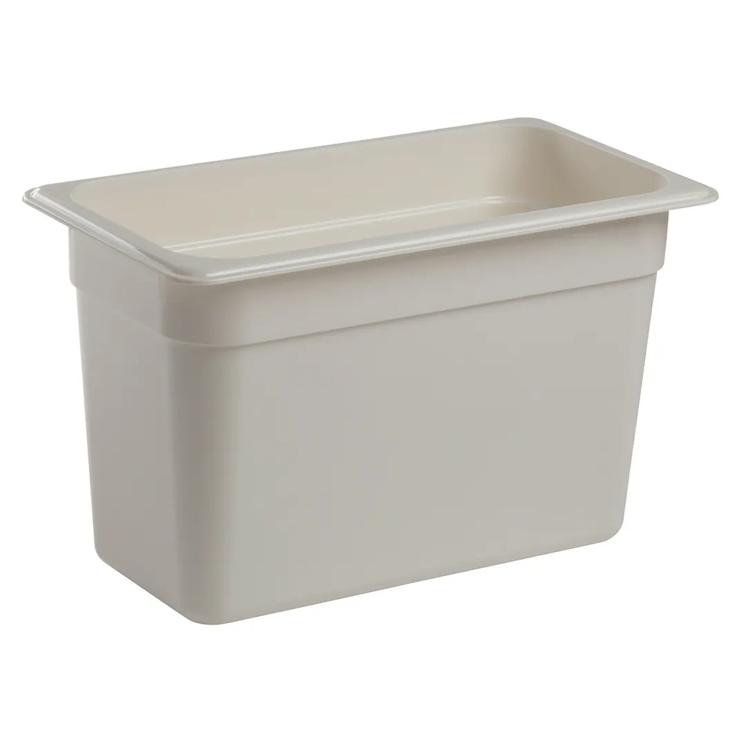 Cambro 38CW148 Camwear Food Pan, 7.3 Qt 1/3 Size, 8" Deep Polycarbonate White, NSF