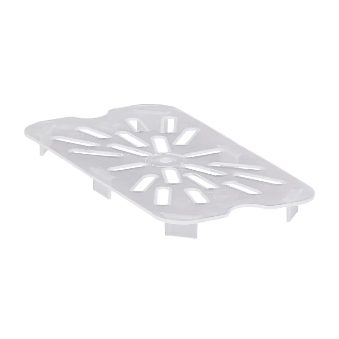 Cambro 40PPD190 Drain Shelf - 1/4 Size Clear PP Tray, Fits 42-, 44-, 46-PP Pans, NSF