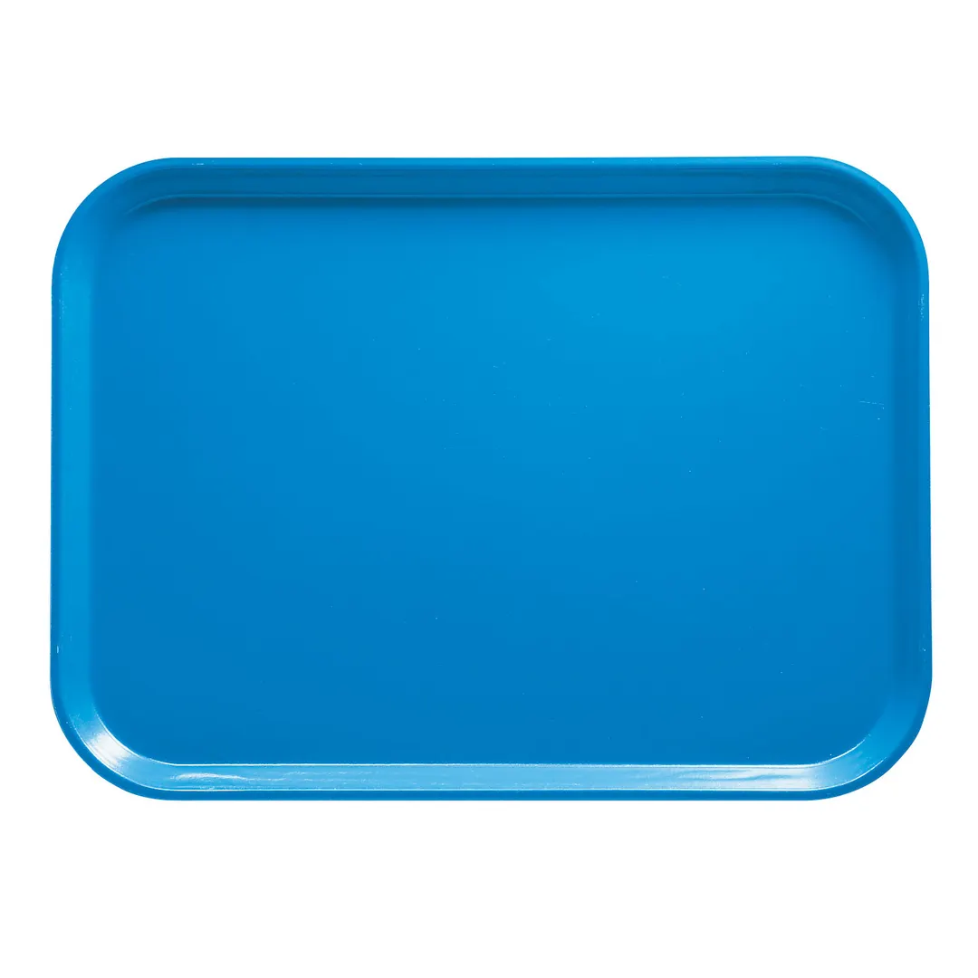 Cambro 46105 Camtray Rectangular Tray, 4-1/4" x 6" Fiberglass, Horizon Blue, Dishwasher Safe