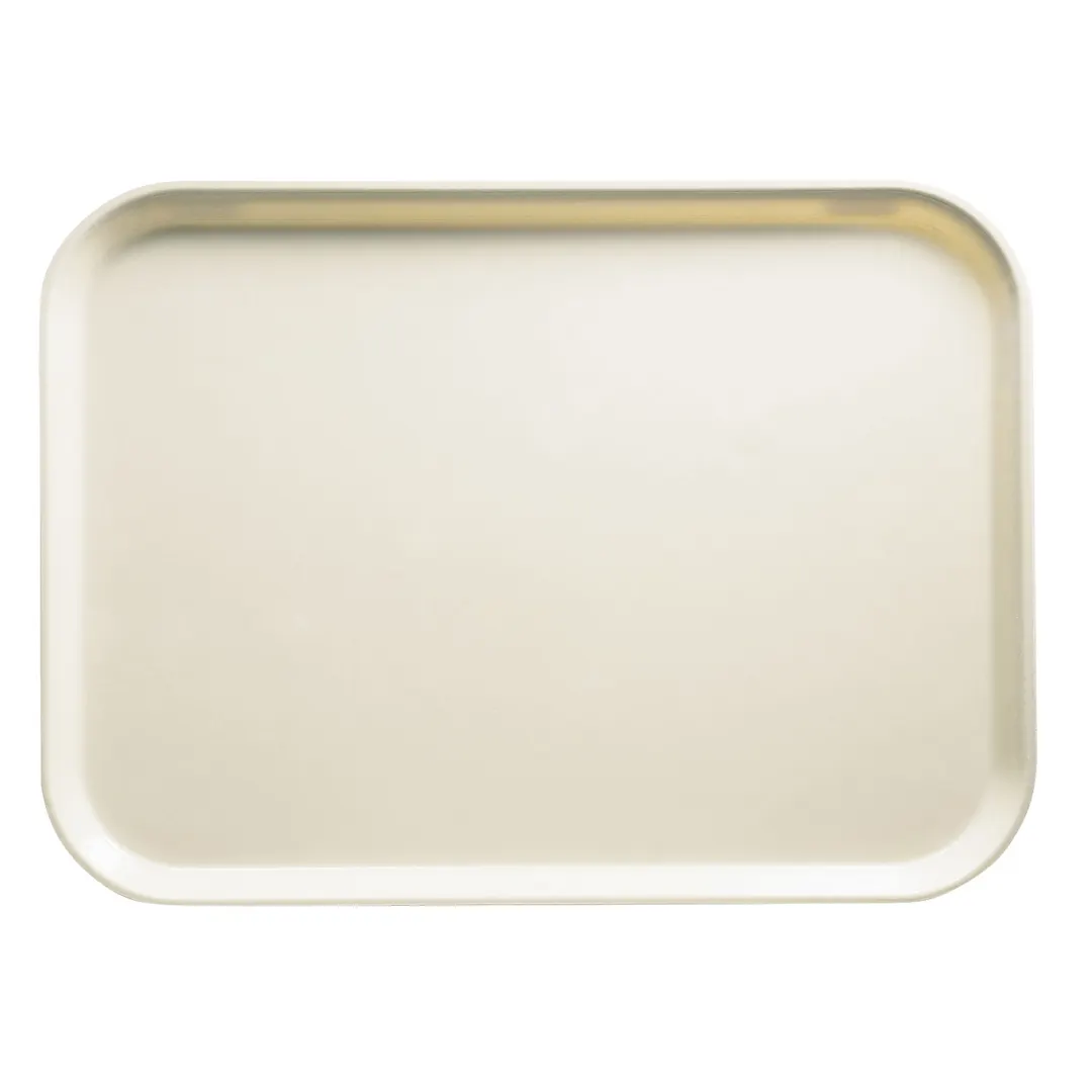 Cambro 46538 Camtray Rectangular Tray, 4-1/4" x 6" Fiberglass, White, NSF, Dishwasher Safe