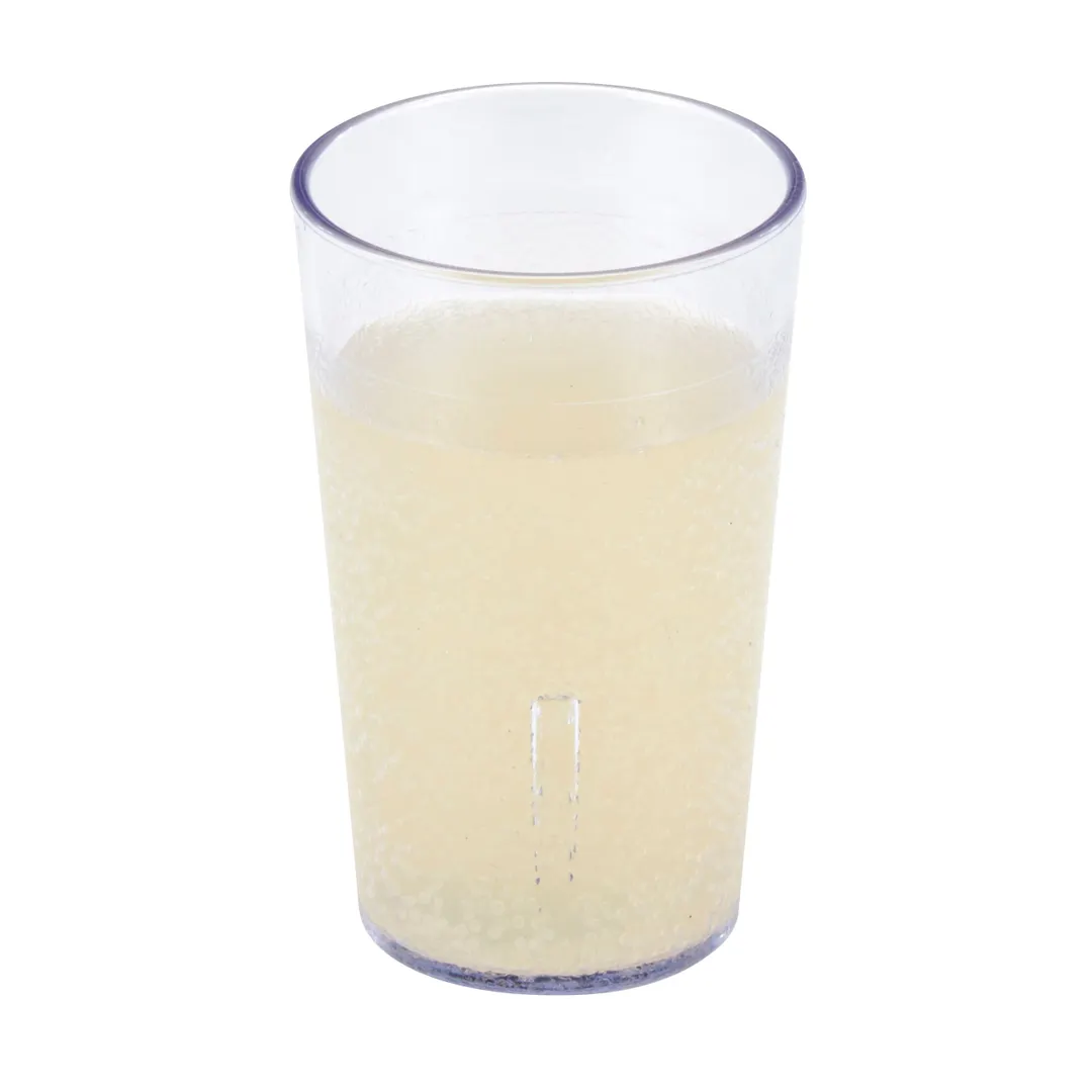 Cambro 500P2152 5.2 oz Clear Textured SAN Tumbler, 2-1/4" Top Dia, Impact-Resistant - 24/Case