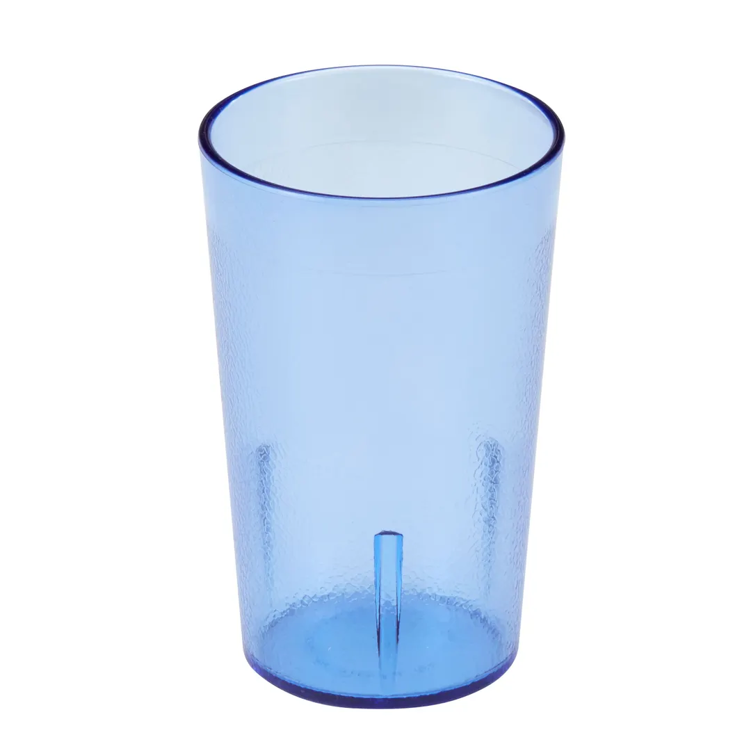 Cambro 500P2401 - 5.2 oz Blue SAN Tumbler, 2-1/4" Top Dia, Sani‑Rim Lip - 24/Case
