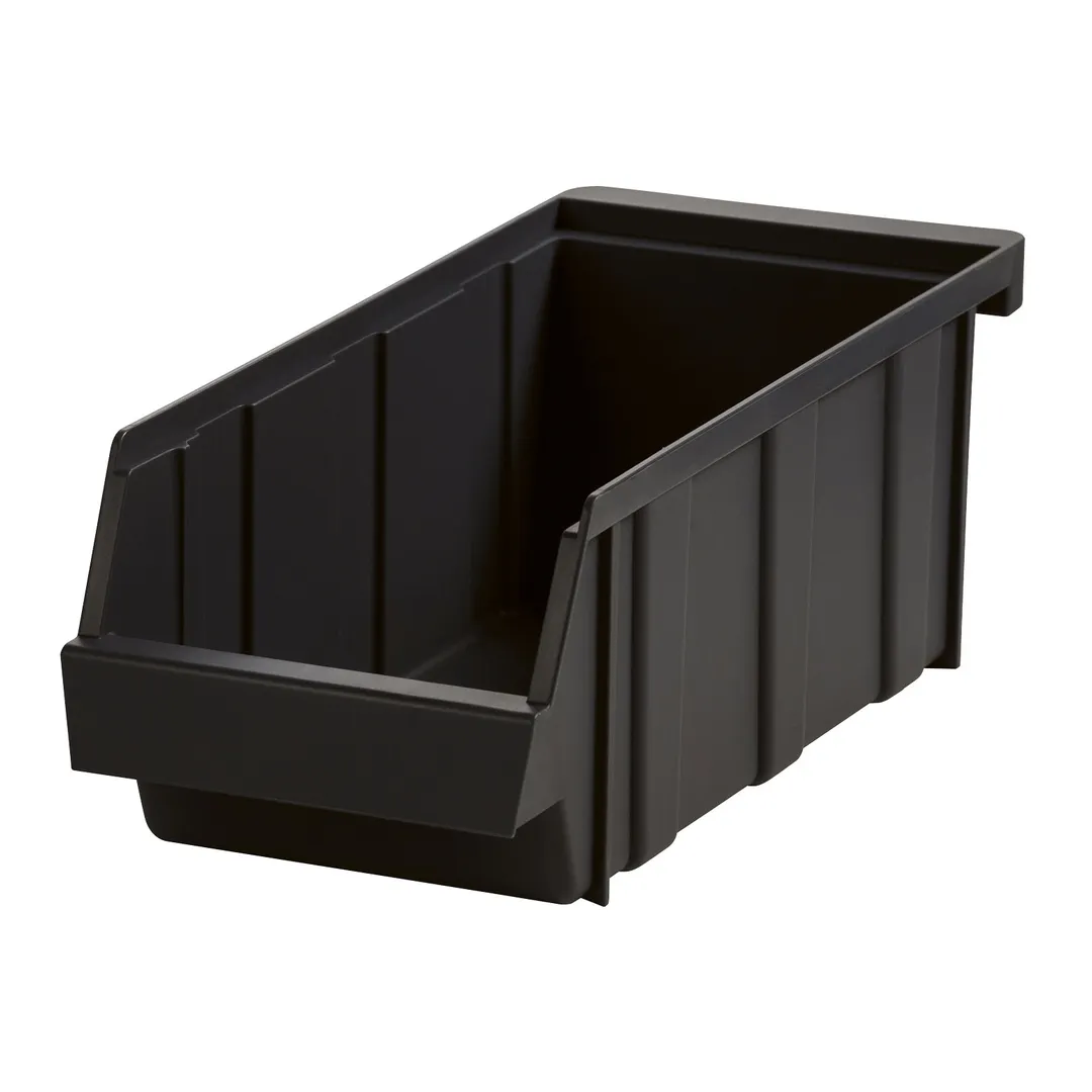 Cambro 5412CBP110 Condiment Organizer Bin, 5" W x 12" D x 4-1/4" H, Black Polyethylene, Made In USA