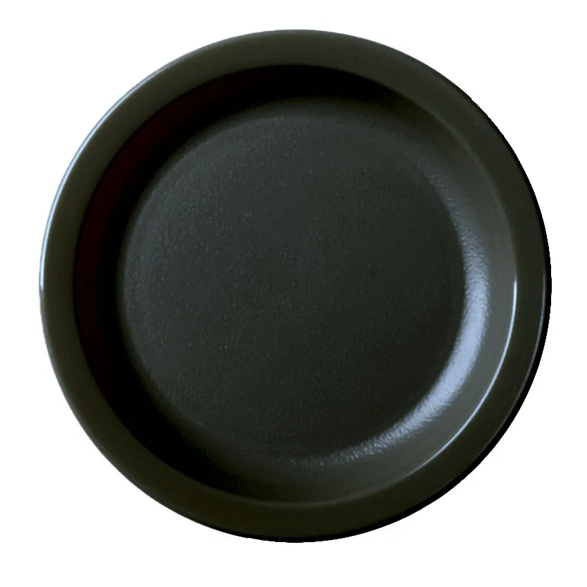 Cambro 55CWNR110 Plate – 5.5" Black Polycarbonate, Narrow Rim, Glossy, NSF Certified, Made in USA