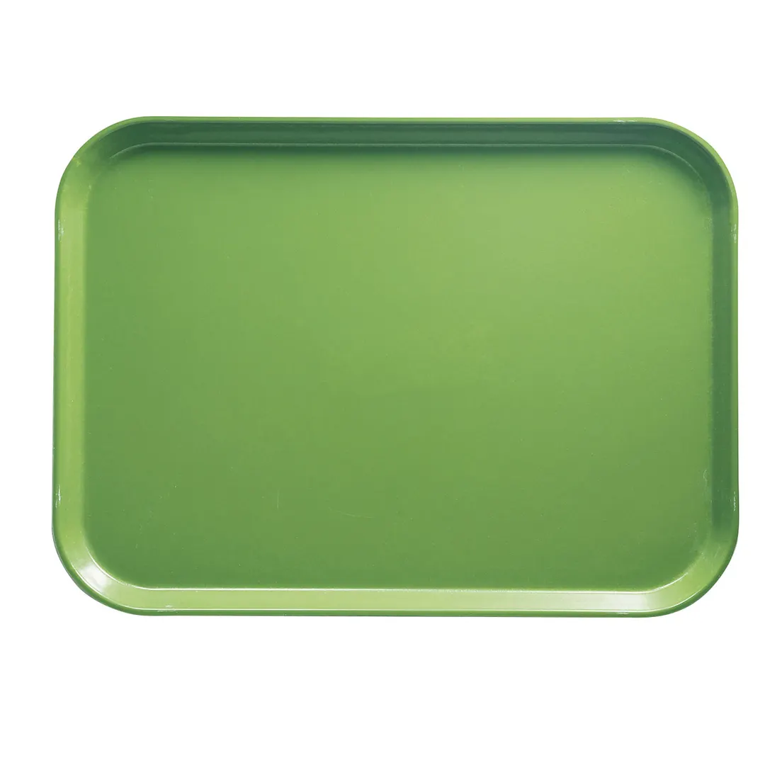 Cambro 57113 Camtray Rectangular Tray, 4" x 6" Fiberglass, Green, NSF, Dishwasher Safe