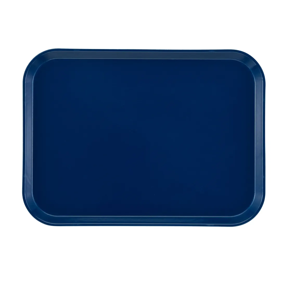 Cambro 57123 Camtray Rectangular Tray, 4-15/16" x 6-15/96" Fiberglass, Blue, NSF, Dishwasher Safe