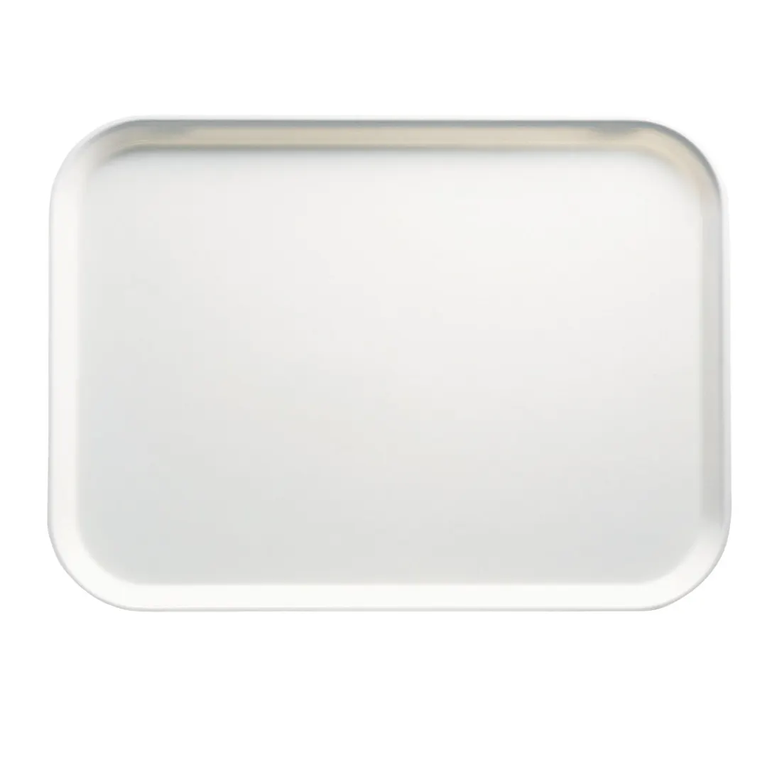 Cambro 57148 Camtray Rectangular Tray, 4" x 6" Fiberglass, White, NSF, Dishwasher Safe