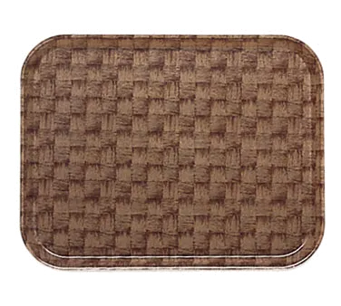 Cambro 57301 Camtray Tray, 4-15/16" x 6-15/16" Fiberglass, Wood‑Design Color, NSF, Dishwasher Safe