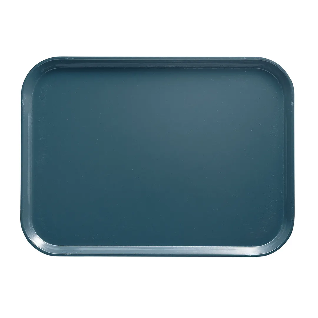 Cambro 57401 Camtray Rectangular Tray, 4" x 6" Slate Blue Fiberglass, NSF, Dishwasher Safe