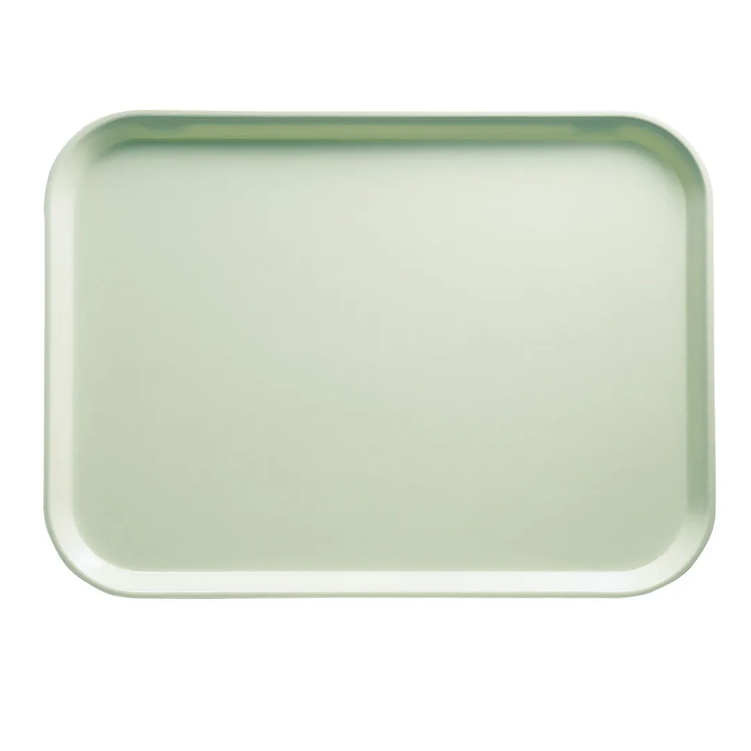 Cambro 57429 Camtray Rectangular Tray, 4‑15/16" x 6‑15/96" Key Lime Fiberglass, NSF, Dishwasher Safe