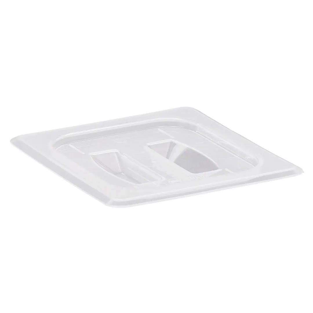 Cambro 60PPCH190 1/6 Size Handled Translucent Polypropylene Lid, NSF