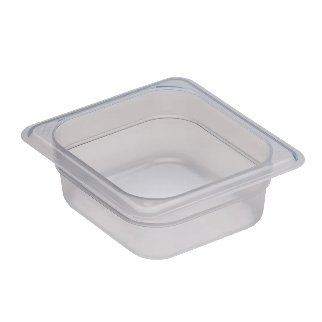Cambro 62PP190 - 1/6 Size Translucent Polypropylene Food Pan, 2-1/2" Deep, NSF