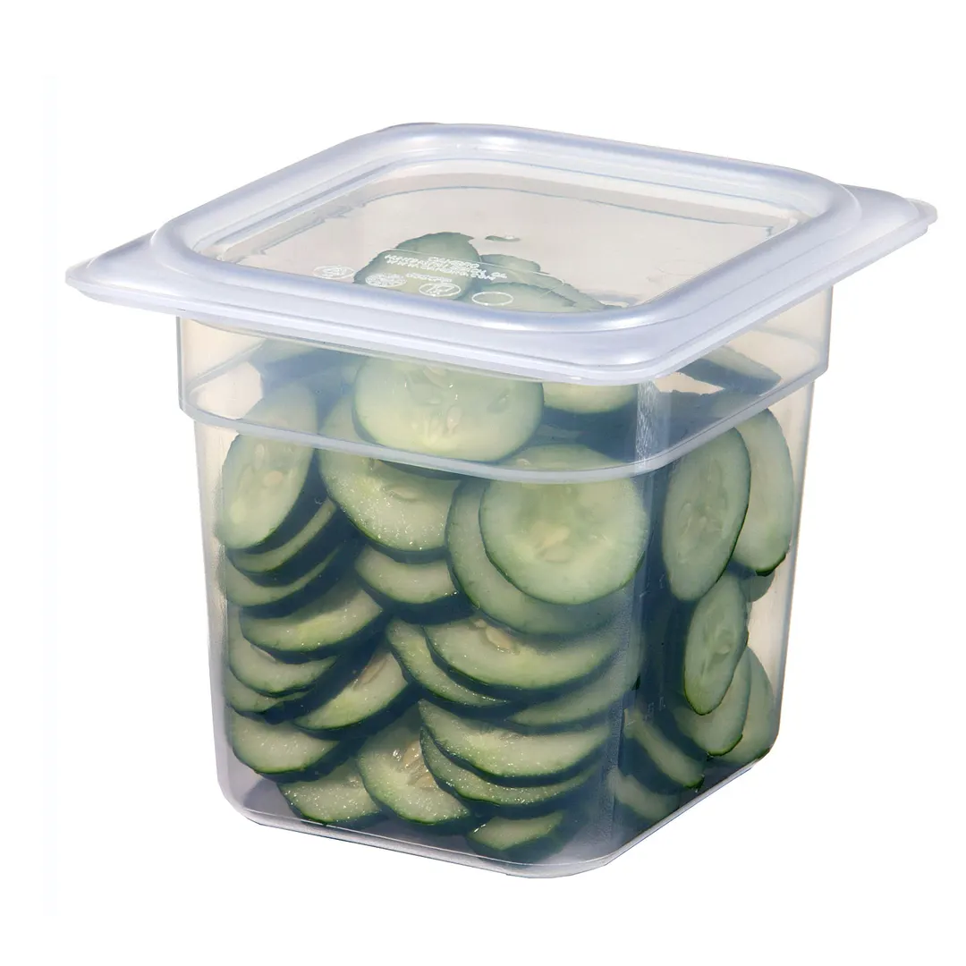 Cambro 66PP190 - 1/6 Size Translucent Polypropylene Food Pan, 6" Deep, NSF