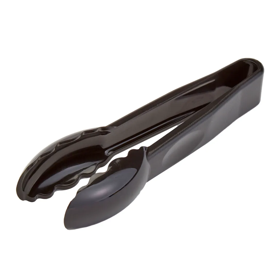 Cambro 6TGS110 Plastic Tongs, 6" Black, Heat‑Resistant –40°F to 212°F, NSF, Dishwasher Safe
