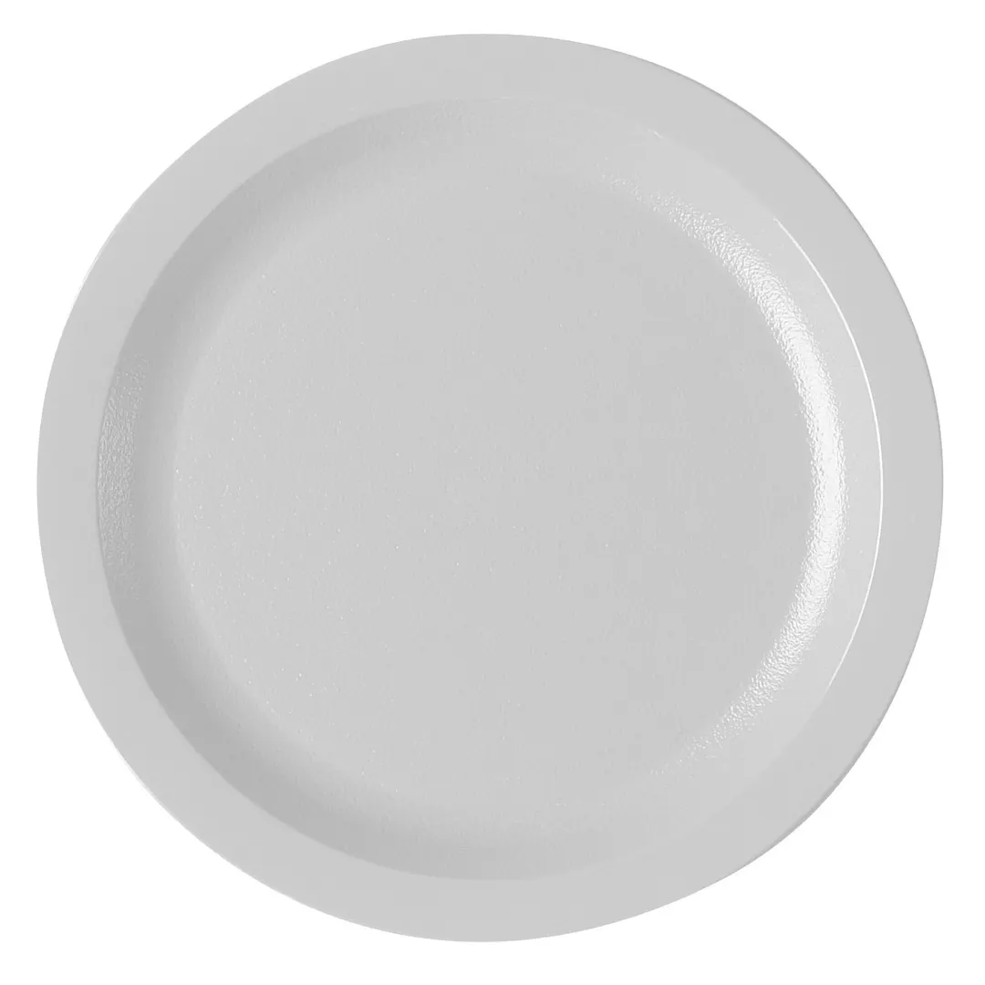 Cambro 725CWNR148 Plate – 7-1/4" White Polycarbonate, Narrow Rim, Scratch‑Resistant Finish