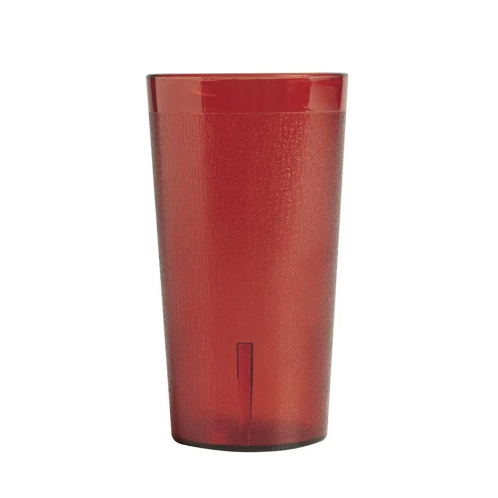 Cambro 800P2156 Colorware Tumbler, 7.8 oz, 2‑5/8″ Dia, SAN, Ruby Red, Dishwasher Safe – 24/Case