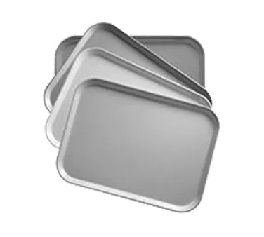 Cambro 810537 Rectangular Tray, 8" x 9-7/8" Fiberglass, Camo Yellow, NSF, Dishwasher Safe